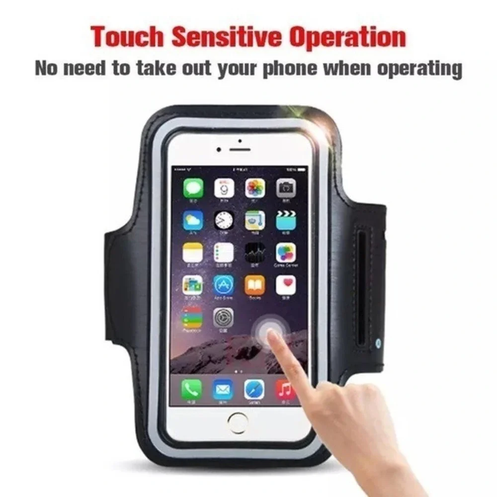5C/5S Phone Running Armband Black Touch‎ screen Waterproof & Reflective Design